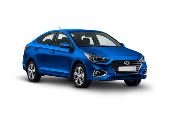 Hyundai Solaris 2019 blue